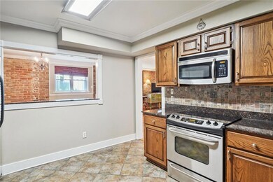Kitchen has a Pass thru to the dinning room