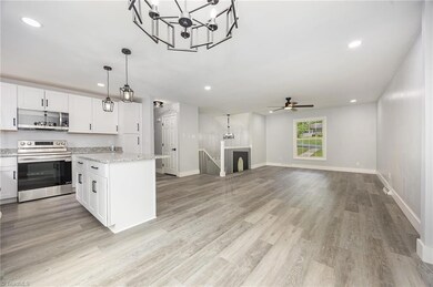 Kitchen, Dining, and Livingroom