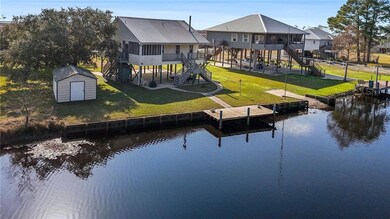 Dock in front of your house and boat launch allows you to store your boat on site