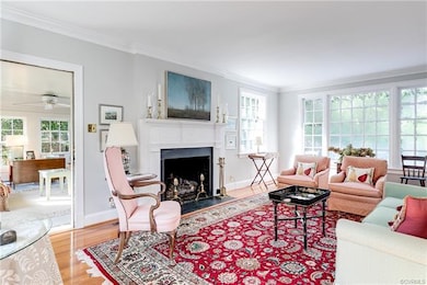 Looking into the Sunroom or Morning Room