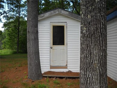 Shed next to garage.