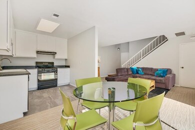 Dining, Living Room and Kitchen Staged - Overhead 