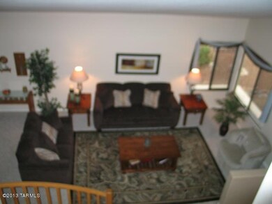 Living room from upstairs