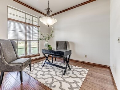 The large space, gorgeous wood floors & great view