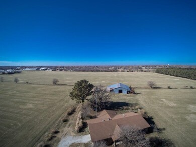 Barn & House on 15+- ACRES located on flat, beauti