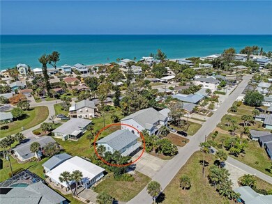 Aerial view of the Triplex looking west.