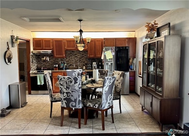 Updated kitchen with dining area