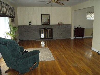 View of living room from entry