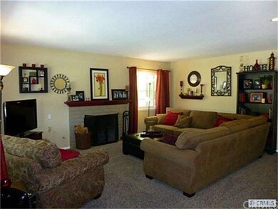 Spacious Living room with a cozy wood burning fire