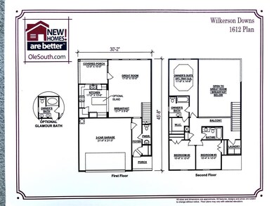 3 bedroom 2 1/2 bath  2 car garage