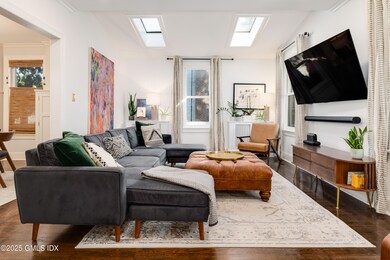 Living Room with Skylights