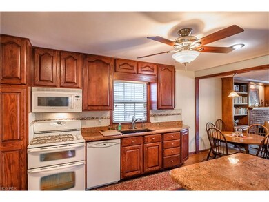Updated kitchen (2007): granite countertops, kiln-