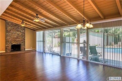 Large living room and dining area