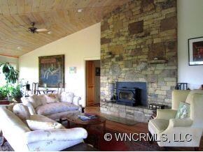 GORGEOUS ROCK FIREPLACE
