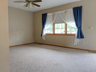 Living room with big window for lots of natural li