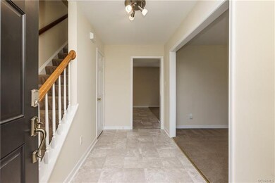 FOYER WITH NEW VINYL FLOORING