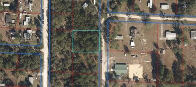 lot outlined in blue