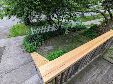 Front Porch with new rails