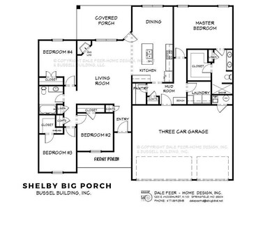 Shelby Big Porch Floor Plan