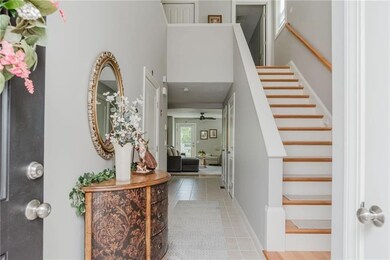 Entrance Foyer with hardwood stairwell to 2nd leve