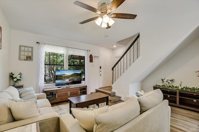 Options for a desk, pet space or additional storage under the stairs!