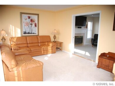 Living Room Formal living room with double pocket 