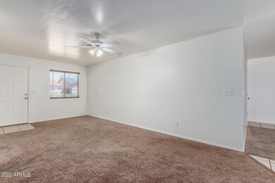 Entrance and living room
