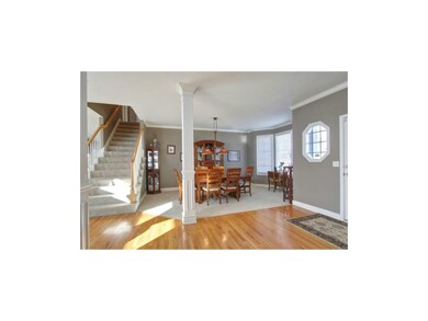 Enter the home to the hardwood foyer that leads yo