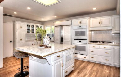 5-BURNER GAS RANGE & SUB-ZERO REFRIGERATOR