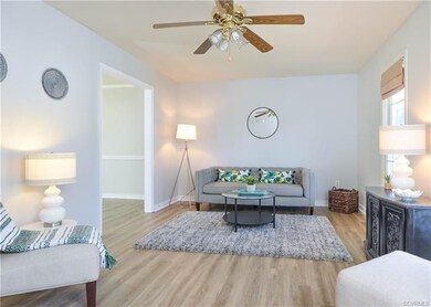 Enter the family room from the front door with new