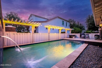 Pool and deck area
