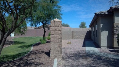 south side yard