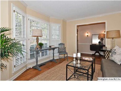 There are plantation shutters throughout most of t
