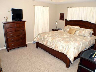 Plenty of room for a KING Size bed in the master s