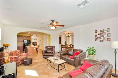 Large Family Room off Kitchen