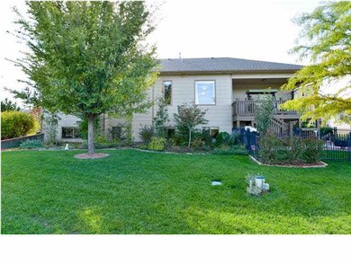 The east-facing back of the home is just as beauti