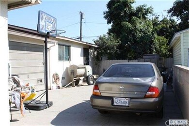 Driveway, garage and back unit.