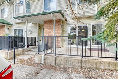 Property entrance with stone siding