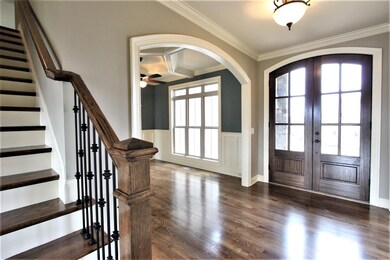 Entry With Beautiful Double Doors