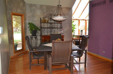Dining room off of the foyer