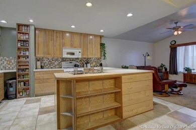 Shelving and drawers for extra storage!