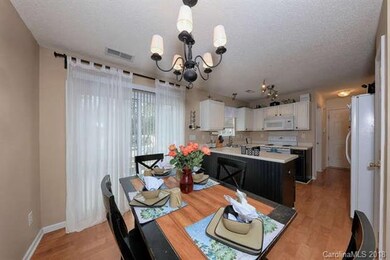 Open dining room and kitchen