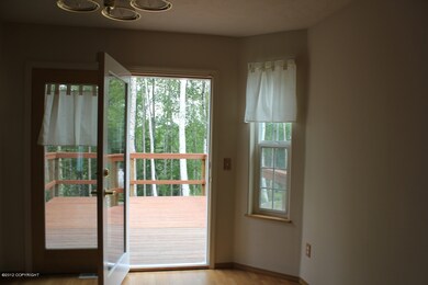 Back door to deck