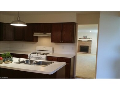 Kitchen, living room and formal dining area.