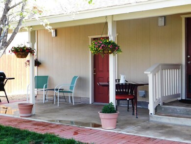 Covered back porch
