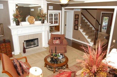 Front and back staircase for ease