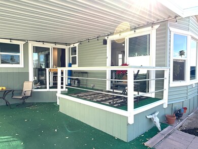 Large covered patio