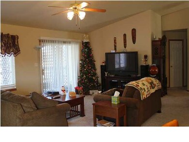 Living Room with sliding doors to Covered Deck