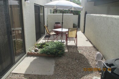 Front patio area