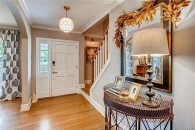 The entryway is so welcoming for friends and famil